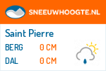 Sneeuwhoogte Saint Pierre